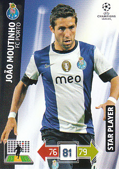 Joao Moutinho FC Porto 2012/13 Panini Adrenalyn XL CL #199